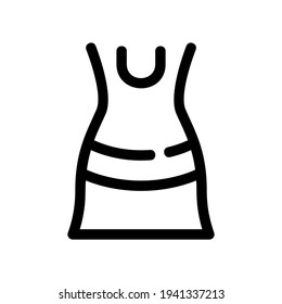 dress icon or logo isolated sign symbol vector illustration - high quality black style vector icons
