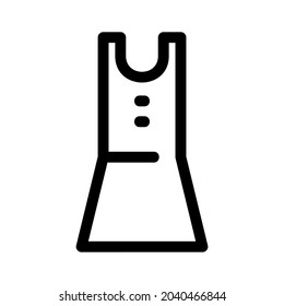 dress icon or logo isolated sign symbol vector illustration - high quality black style vector icons
