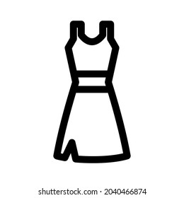 dress icon or logo isolated sign symbol vector illustration - high quality black style vector icons
