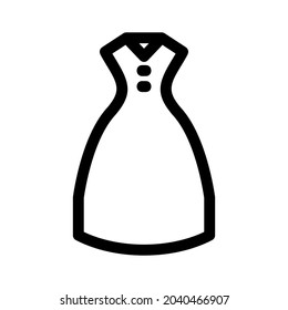 dress icon or logo isolated sign symbol vector illustration - high quality black style vector icons
