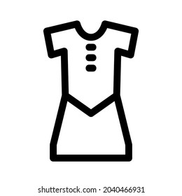 dress icon or logo isolated sign symbol vector illustration - high quality black style vector icons
