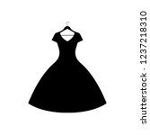Dress icon, logo on white background