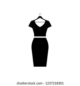 Dress icon, logo on white background