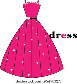 dress icon on white background