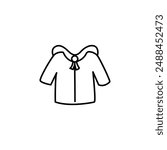 Dress icon set.  Vector icon