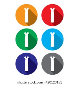 Dress Icon With Shadow