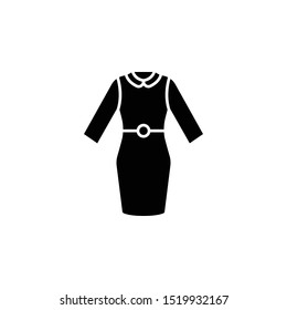 Dress icon. Simple glyph, flat vector of autumn icons for ui and ux, website or mobile application