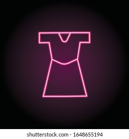 Dress icon. Simple thin line, outline vector of shopping icons for ui and ux, website or mobile application