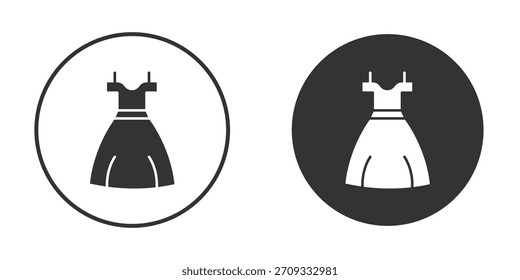 Estilo sólido del Iniciar sesión del símbolo del icono del vestido.