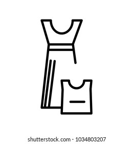 Dress icon vector