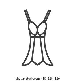 dress icon vector