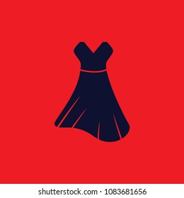 Dress icon vector