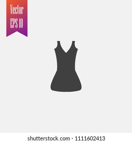 Dress icon vector