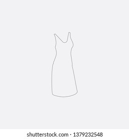 the dress icon vector