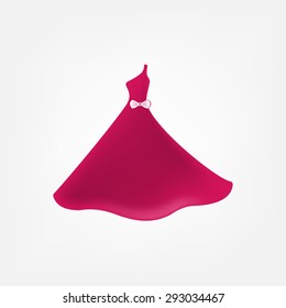 dress icon vector