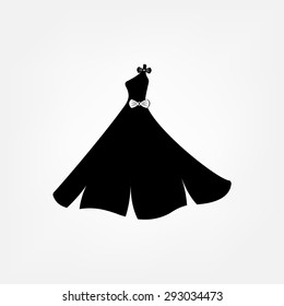 dress icon vector