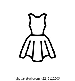 Dress icon vector design template
