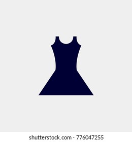 dress icon, vector illustration, clothing icon