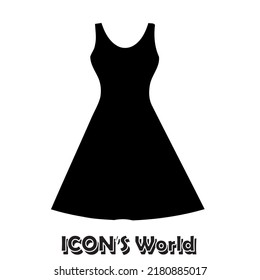 Dress Icon. Vector illustration eps10.