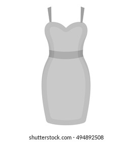 Dress icon of vector illustration for web and mobile