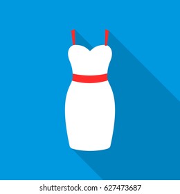 Dress icon of vector illustration for web and mobile
