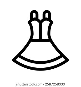 Dress Icon Vector Symbol Design Illustration