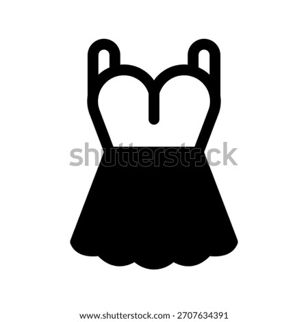 Dress Icon Vector Symbol Design Illustration