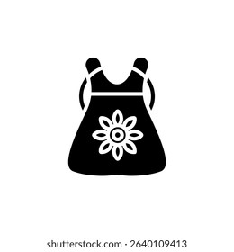 dress icons isolated on White Background. Flat style design