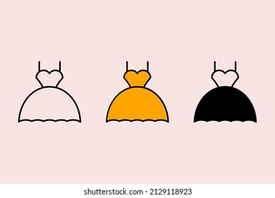 dress  icons  symbol vector elements for infographic web