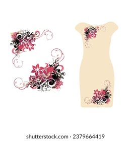 dress ideas different colors editable