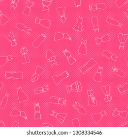 Dress illustration pattern,