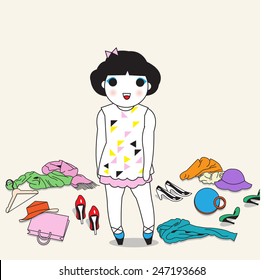 Dress to Impress illustration set