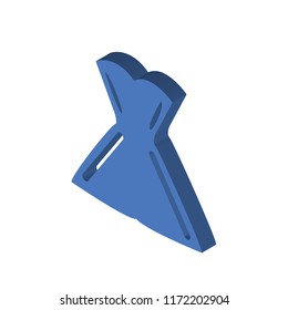 Dress isometric left top view 3D icon