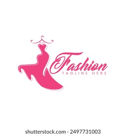 Dress logo design, Fashion logo