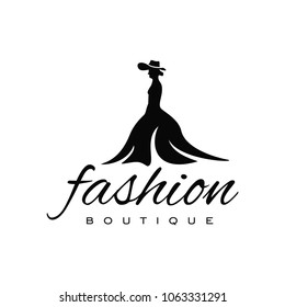 Dress Logo Design Template Stock Vector (royalty Free) 1063331291 