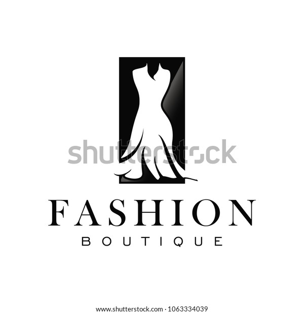 Dress Logo Design Template Stock Vector Royalty Free 1063334039 Shutterstock 4918