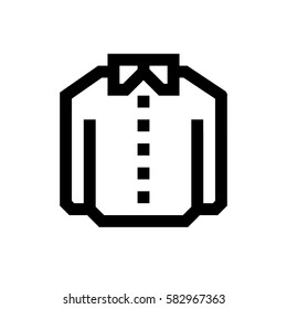 Dress mini line, icon, background and graphic. The icon is black and white, linear  flat, vector, pixel perfect, minimal, suitable for web and print. 