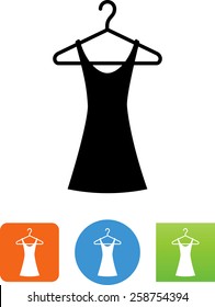 Dress on a hanger icon