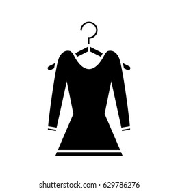 dress on hanger icon