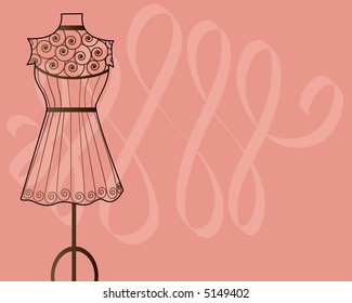 Dress on Pink