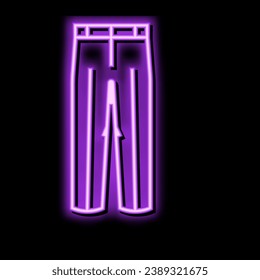 dress pants clothes neon light sign vector. dress pants clothes sign. isolated symbol illustration