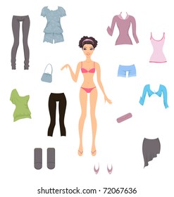 Dress Up Paper Doll