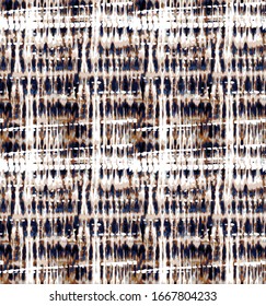 Dress pattern in pastel colors with watercolor texture.
