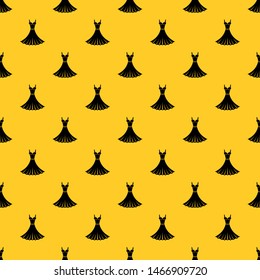 Dress pattern seamless vector repeat geometric yellow for any design