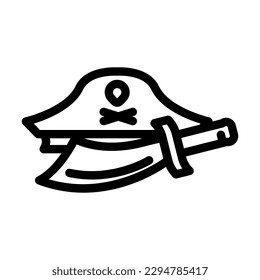 dress up pretend play toy child line icon vector. dress up pretend play toy child sign. isolated contour symbol black illustration