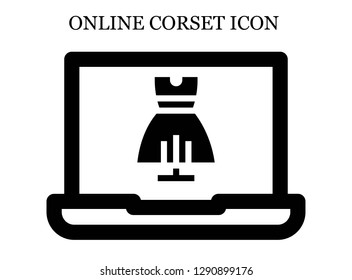 Dress search icon. Editable Dress search icon for web or mobile.