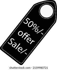 dress selling advertisement card. on white background