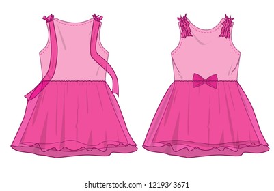 dress set vector template