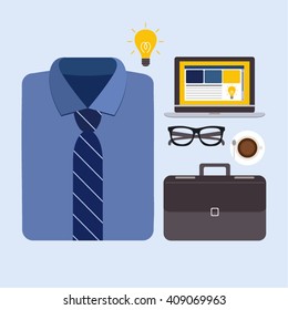 Dress Shirt Business Vector Design