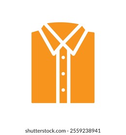 dress shirt icon Outline vector for web ui